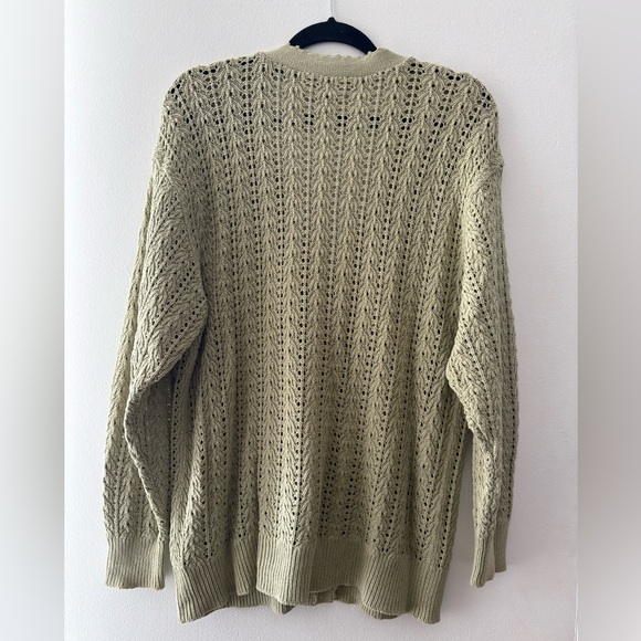 Aritzia Wilfred Sage Open-Knit Cardigan - Picture 2 of 10